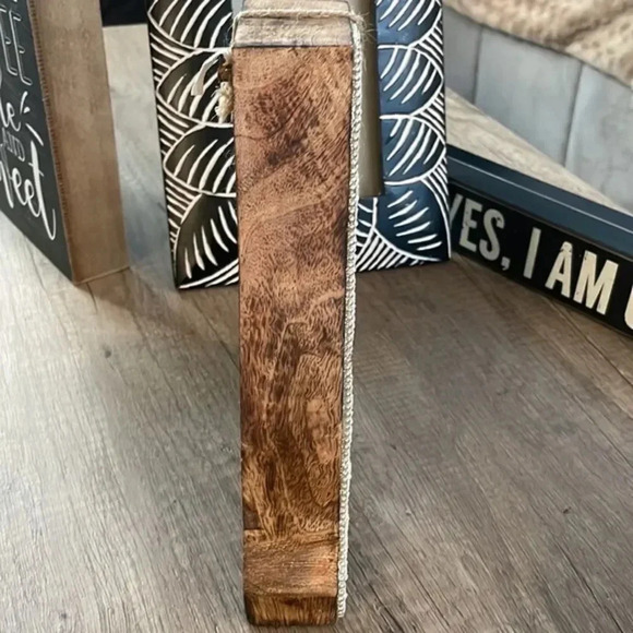 GOLD GLITTER AND PEARL DECORATIVE BLOCK LETTER “A” 7x8x2 - Picture 9 of 11